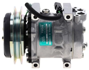NEW SANDEN AC COMPRESSOR FITS CATERPILLAR EQUIPMENT- OEM # 229-8994 - Picture 1 of 6