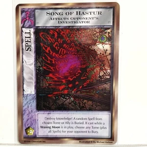 MYTHOS CCG --LIMITADO --- CANCIÓN DE HASTUR --- CASI NUEVO/COMO NUEVO - Imagen 1 de 1