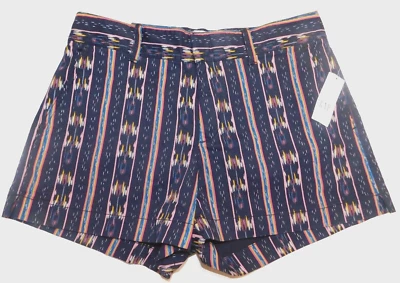 Pantalones Cortos Gap Mujer Azul Marino Talla 4 Algodón Elastizado Caqui Suroeste 3" Entrepierna NUEVO Foto 1 de 4