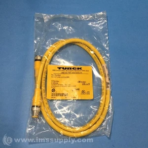Turck RKC 4.2T-1-RSC 4.2T/CS12885 M12 Eurofast Straight Cordset FNFP - Picture 1 of 8