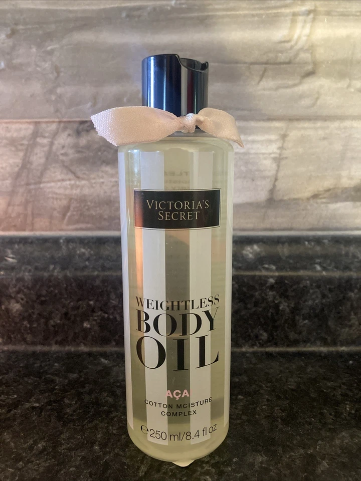 Aceite corporal sin peso Victoria’s Secret ACAI algodón hidratante 8,4 oz/250 ml Foto 1 de 4