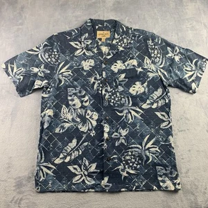 Camisa Havana Jacks Café Hawaiana 100% Seda Para Hombres M Surf Playa Isla Vida Floral - Imagen 1 de 11