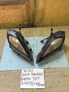 2008 Yamaha raptor 350 front right left headlight set 316 - Picture 1 of 17