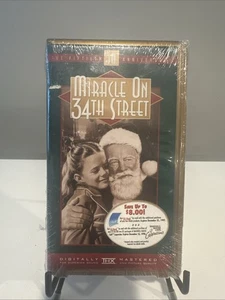 Miracle on 34th Street (VHS, 1997, 50th Anniversary Edition) BRAND NEW DRAMA - Picture 1 of 3