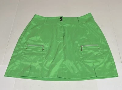 Pantalón corto deportivo Jamie Sadock para mujer talla 6 verde neón tenis activo golf Foto 1 de 4