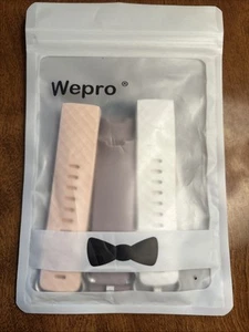 Waterproof Bands For Fitbit Pink/Sand/White - Zdjęcie 1 z 2