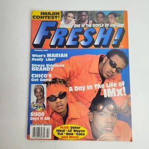 TLC Brandy Usher Fresh Magazine Feb 2000 Hip Hop R&B IMX Imajin - Picture 1 of 5