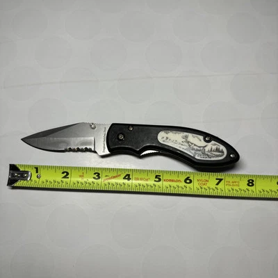 (#29).    Navaja de Bolsillo - Diseño Ciervo - Carpeta Usada Pero Fina. Foto 1 de 4