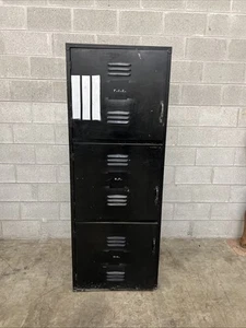 Antique Vintage Metal Locker US Navy Great Lakes Naval Base 1950’s 60’s? As Is - Picture 1 of 24