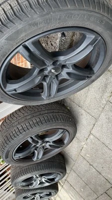 Brock B29 7,5 X 17 ET45 5/108 schwarz matt Ford Focus - Bild 1 von 4