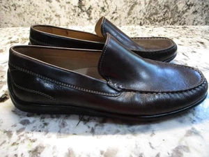 ECCO Men’s Moc 2.0 BROWN Leather Driving Loafers Shoes Latex Sole EU 42 - Picture 1 of 5