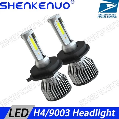 9003 H4 LED Headlights Bulbs High Low Beam For Honda Civic Sedan/Coupe 1998-2003 - Image 1 of 4
