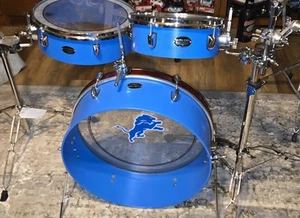 Custom Low Profile Drum Set w Carrying Case All Drums Fit In 1 Case! Tama Ludwig - Picture 1 of 14