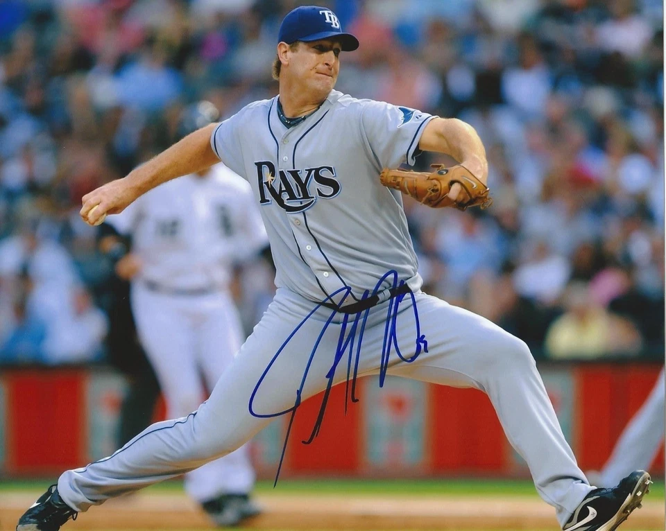 **GFA Tampa Bay Rays *JEFF NIEMANN* Foto firmada 8x10 certificado de autenticidad AD1** Foto 1 de 1