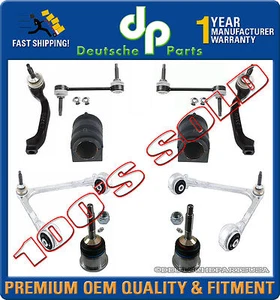 JAGUAR S-TYPE 3.0 4.0 CONTROL ARM ARMS BALL JOINT TIE ROD SWAY BAR LINK KIT 10pc - Picture 1 of 1