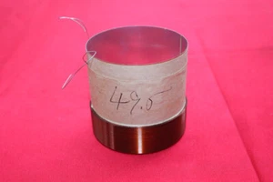 1 pieza ID: 49.5mm 4F 8 ohmios bobina de voz para woofer altavoz bocina de bajo - Imagen 1 de 1