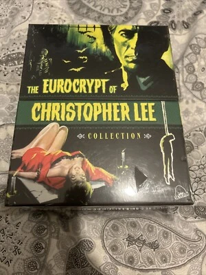 SEVERIN THE EUROCRYPT OF CHRISTOPHER LEE COLLECTION 9 DISC & BOOK SET BLU-RAY/CD - Image 1 of 4