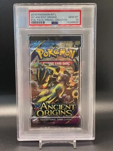 Pokemon XY Antiche Origini Primali Groudon Factory Sigillato Booster Pack PSA 10 TCG - Foto 1 di 2