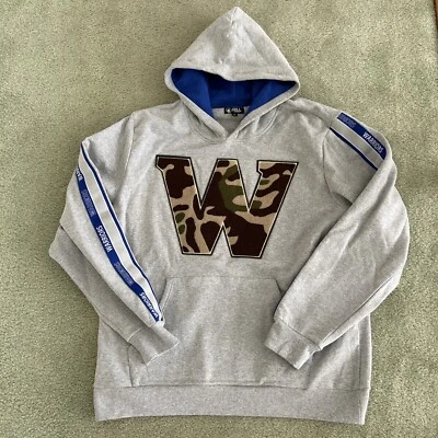 NWT Mens Fisll Golden State Warriors Gray Chenille Appliqué Hoodie Size XL NBA - Image 1 of 4