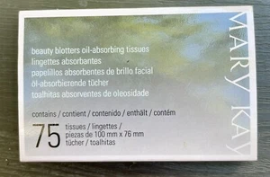 New Mary Kay Beauty Blotters Oil Absorbing Tissues 75 Tissues - Picture 1 of 3