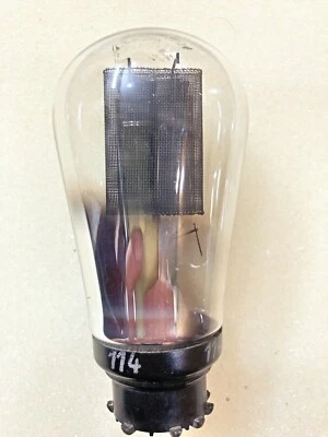 Telefunken RGN2004 4004 AZ12 AZ4 Black Mesh Plate Foil Getter Like U52 5U4G - Imagem 1 de 4