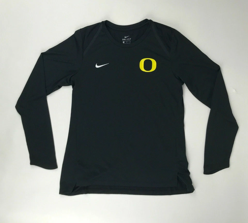 Nike Oregon Ducks Elite Basketball Training LS Shirt Women's M Black 930769