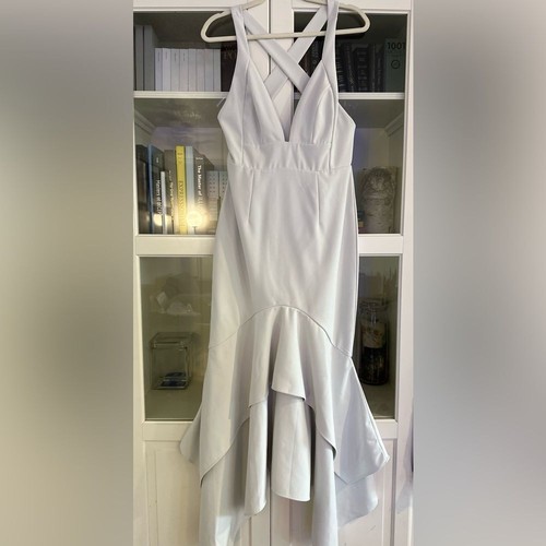 OFF WHITE Abito vestito l'atiste by amy bianco sporco grigio completamente foderato us intime ottimeioni condiz TAGLI