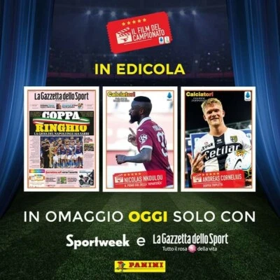 FIGURINE IL FILM DEL CAMPIONATO CALCIATORI PANINI 2019-20"C21-C22-C23" 6^uscita