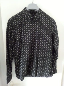 All Saints Rosette Japanese Cloth Small Slim Fit Shirt - Picture 1 of 8