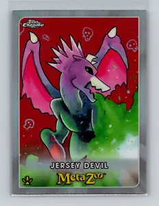 Maglia rifrattore 2022 Topps Chrome MetaZoo serie 0 Devil #103 - Foto 1 di 2