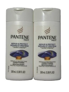Lot of 2 Pantene Pro-V Repair & Protect Conditioner 3.38 oz Travel Size - Picture 1 of 2