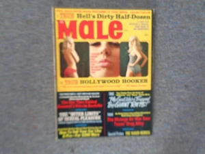 MALE  Magazine DECEMBER 1972- men man adventure pulp male  - Picture 1 of 7