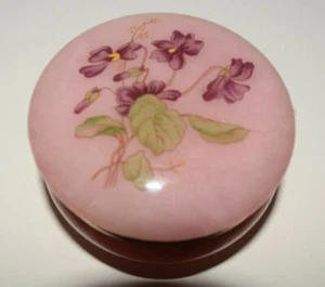 GENUINE ALABASTER MADE IN ITALY TRINKET JAR - LEFTON - Picture 1 of 6