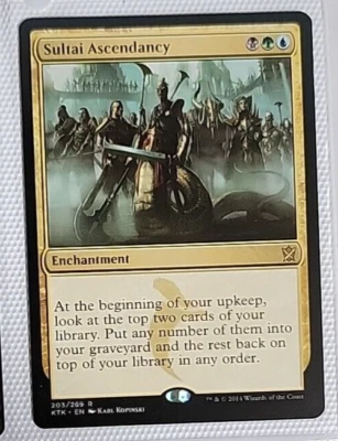MTG Sultai Ascendancy  – Khans of Tarkir Card # 203 - Image 1 of 2
