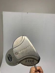 Odyssey White Steel 2-ball CS Putter FREE SHIPPING - Picture 1 of 16