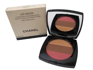 Chanel Les Beiges Healthy Glow Sun Kissed Powder ~ Deep Rose Gold ~ 0.53 oz - Picture 1 of 5