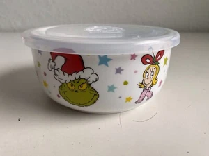 The Grinch Whoville Weihnachten Keramik Vorratsschale Behälter Druckdeckel KLEIN - Bild 1 von 11