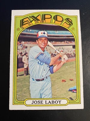 1972 TOPPS BASEBALL #727 JOSE LABOY!! TOUGH HIGH NUMBER!! $1 SHIPPING!! - Image 1 of 2