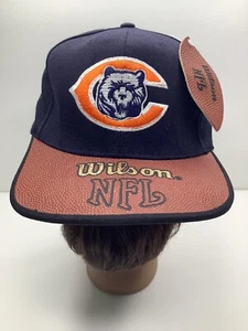 Vintage Chicago Bears NFL Strapback Hat Wilson Football American Needle RARE USA - Picture 1 of 11