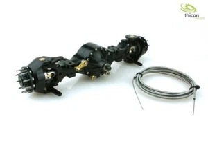 1:16 Antriebsachse vorne ohne Durchtrieb 3:1 Metall schwarz LESU / thicon-models - Bild 1 von 9