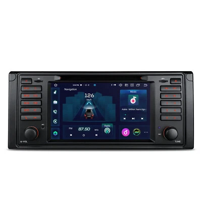 7" IPS 4G Android 12 8-Core 8+128GB Autoradio GPS Navi DSP DVD für BMW E39 M5 - Bild 1 von 4