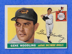 1955 Topps Baseball Gene Woodling #190 (Rare High #/Solid!)