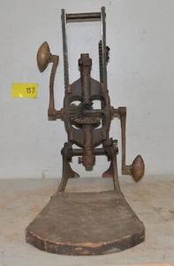 Antique Buckeye The Boss barn beam post drill press boring machine early tool B3 - Picture 1 of 11