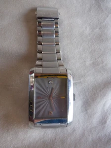 Guess Herren Diamond Collection silberfarbene Armbanduhr #U10022G1 neuer Akku - Bild 1 von 13