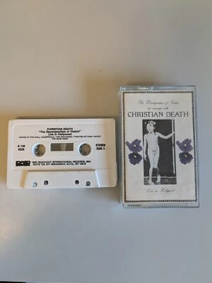 CHRISTIAN DEATH Cassette Tape  The Decomposition of violets Foto 1 de 3
