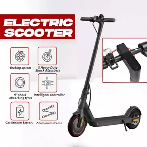 2025 Portable 900W 40KM/H Electric Scooter 50km Adult Fold Travel E-Bike Black - Picture 1 of 10