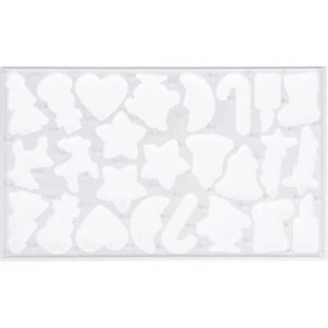 Stampo per taglio per 25 biscotti, motivo natalizio, 37 x 22 cm - Foto 1 di 2