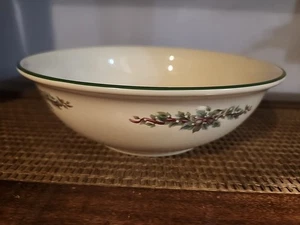 Pfaltzgraff "Holly Joy"  8 1/2 Inch Vegetable Serving Bowl - Picture 1 of 4