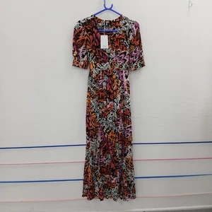 & Other Stories Dress Womens Size UK 6 Multicoloured New RMF-FPL17 - Picture 1 of 6
