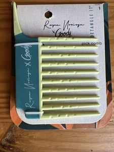 Goody X Reyna Noriega Ouchless De tangling Pick Comb ( Light Green) New - Picture 1 of 3